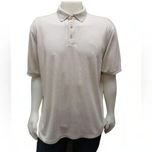 Tommy Bahama Modal Blend  Short Sleeve Polo Shirt Sand Colour Size XL